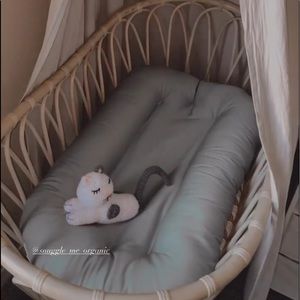 Baby rattan bassinet